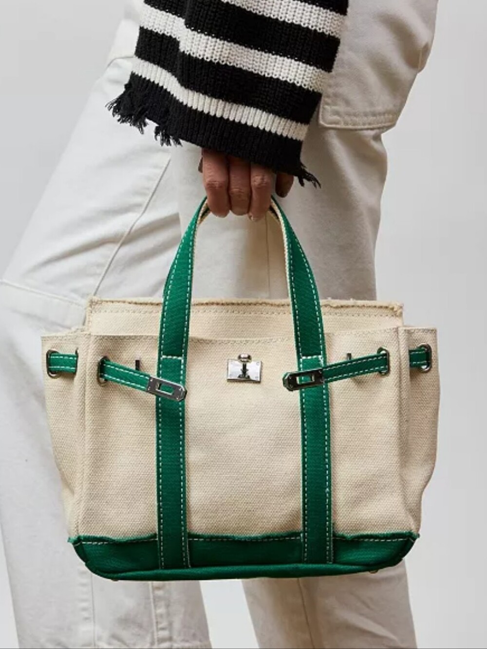 Sunwin Viral Madaket Kelly Green Small Classic Tote Bag